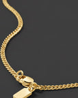 Cuban Halskette - Minimal Cuban Halskette - Aligned Atelier