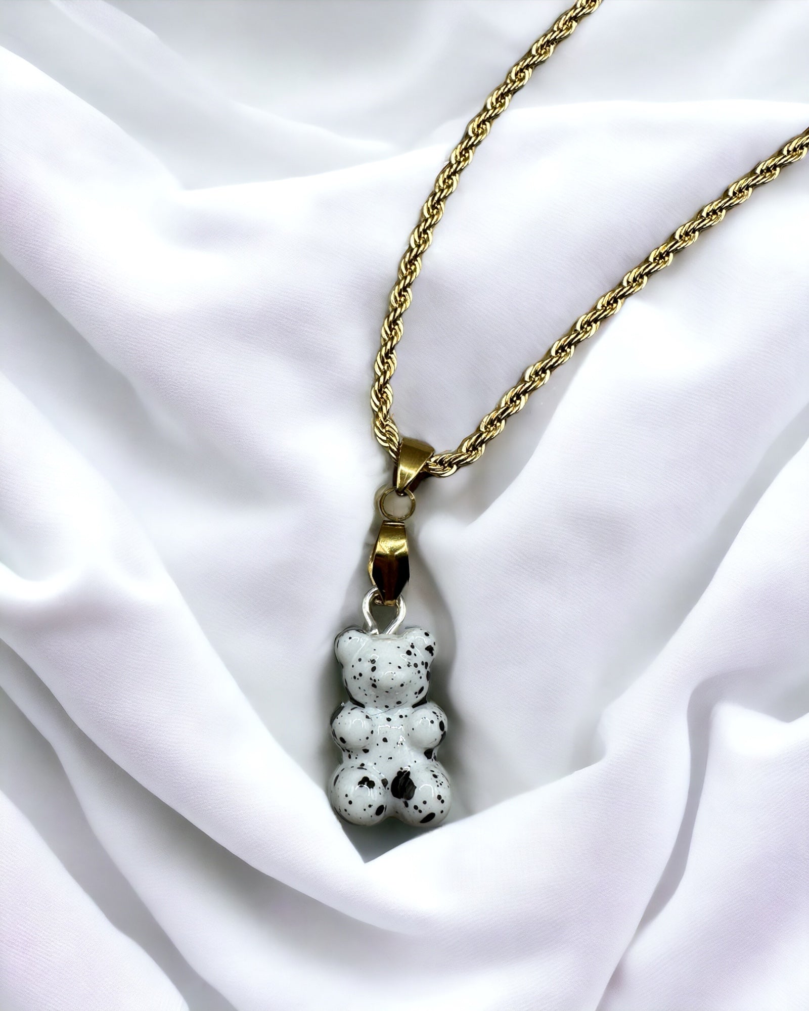 Bärenkette | Edelstahl 18k Gold | 2.5mm