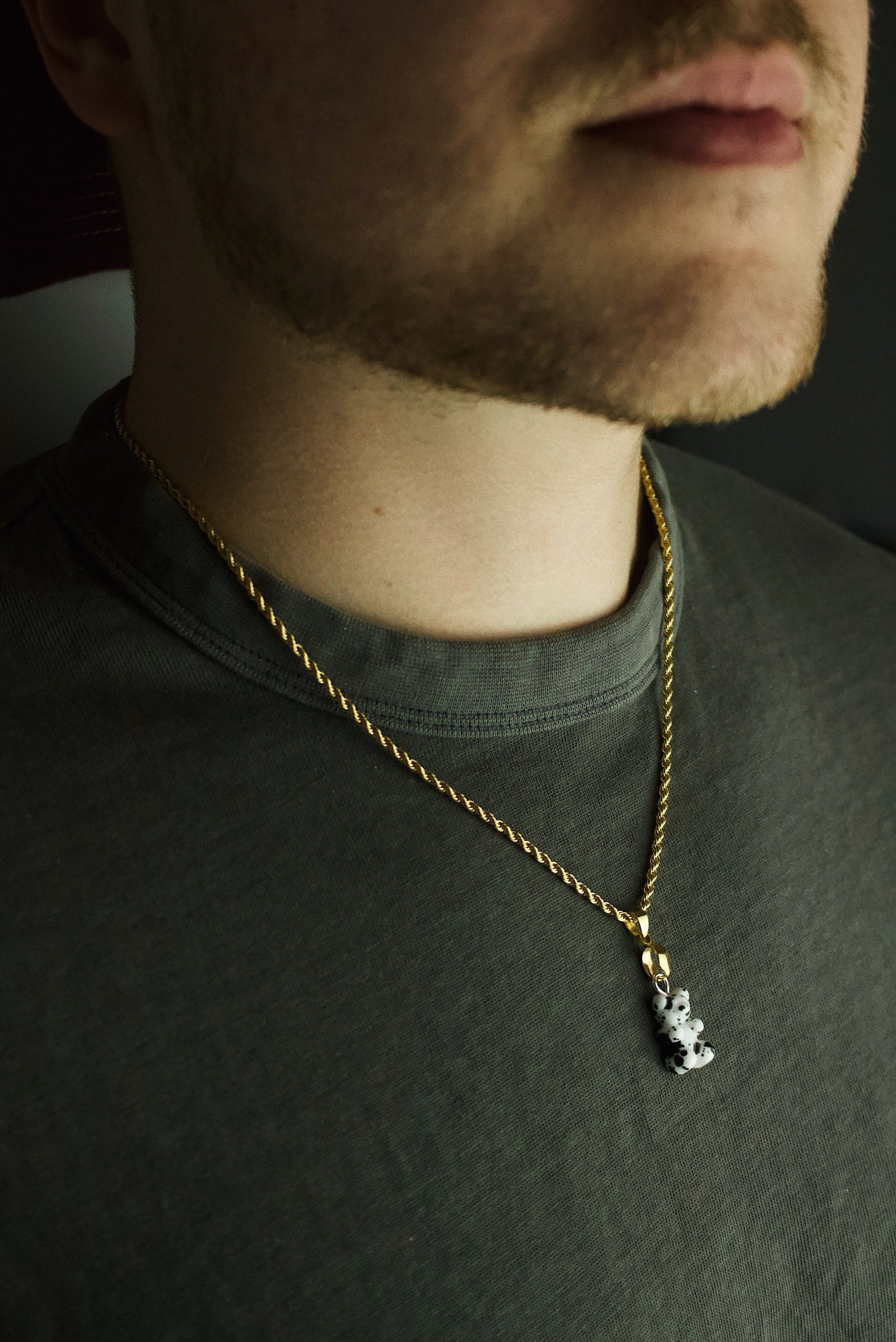 Bärenkette | Edelstahl 18k Gold | 2.5mm
