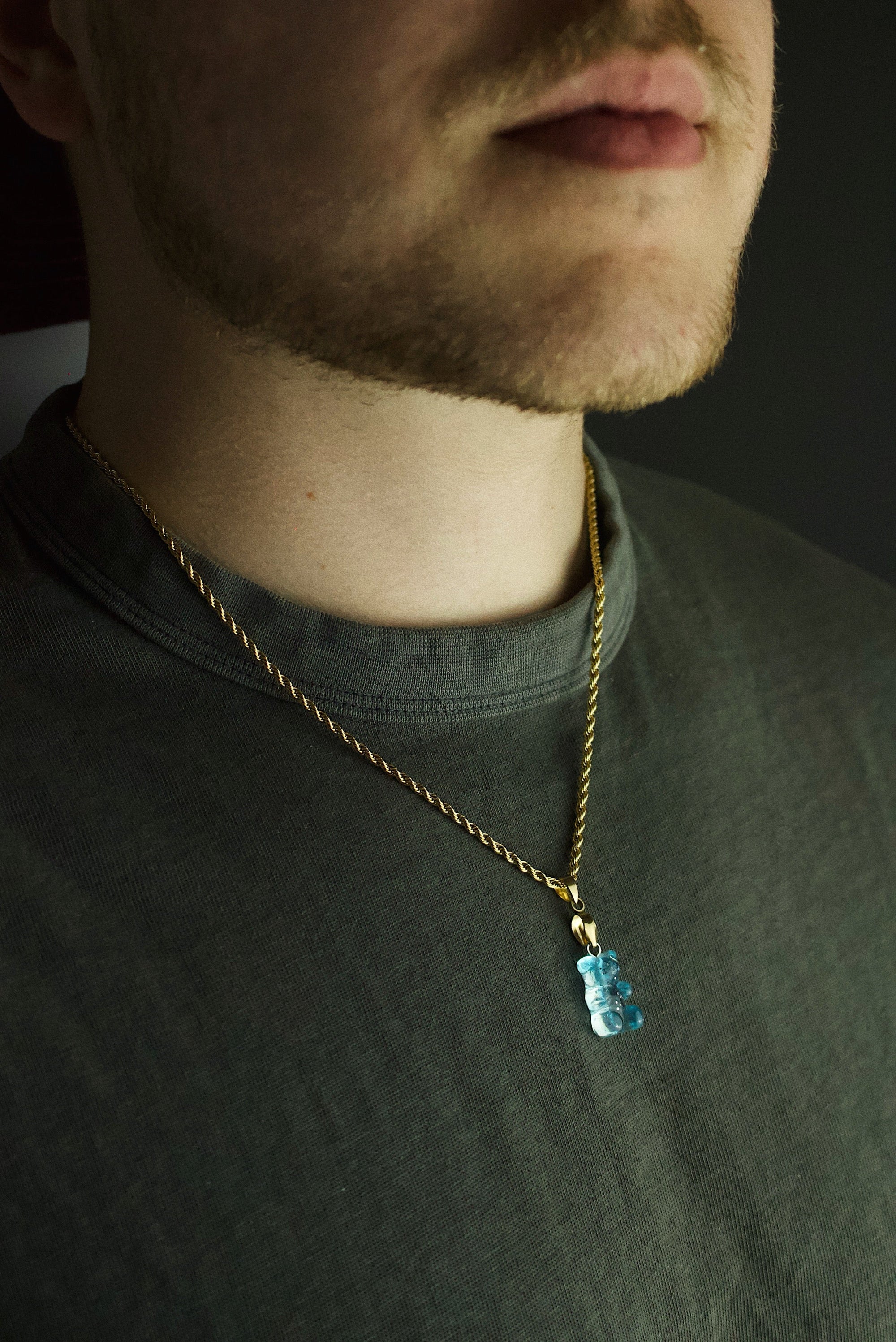 Bärenkette | Edelstahl 18k Gold | 2.5mm