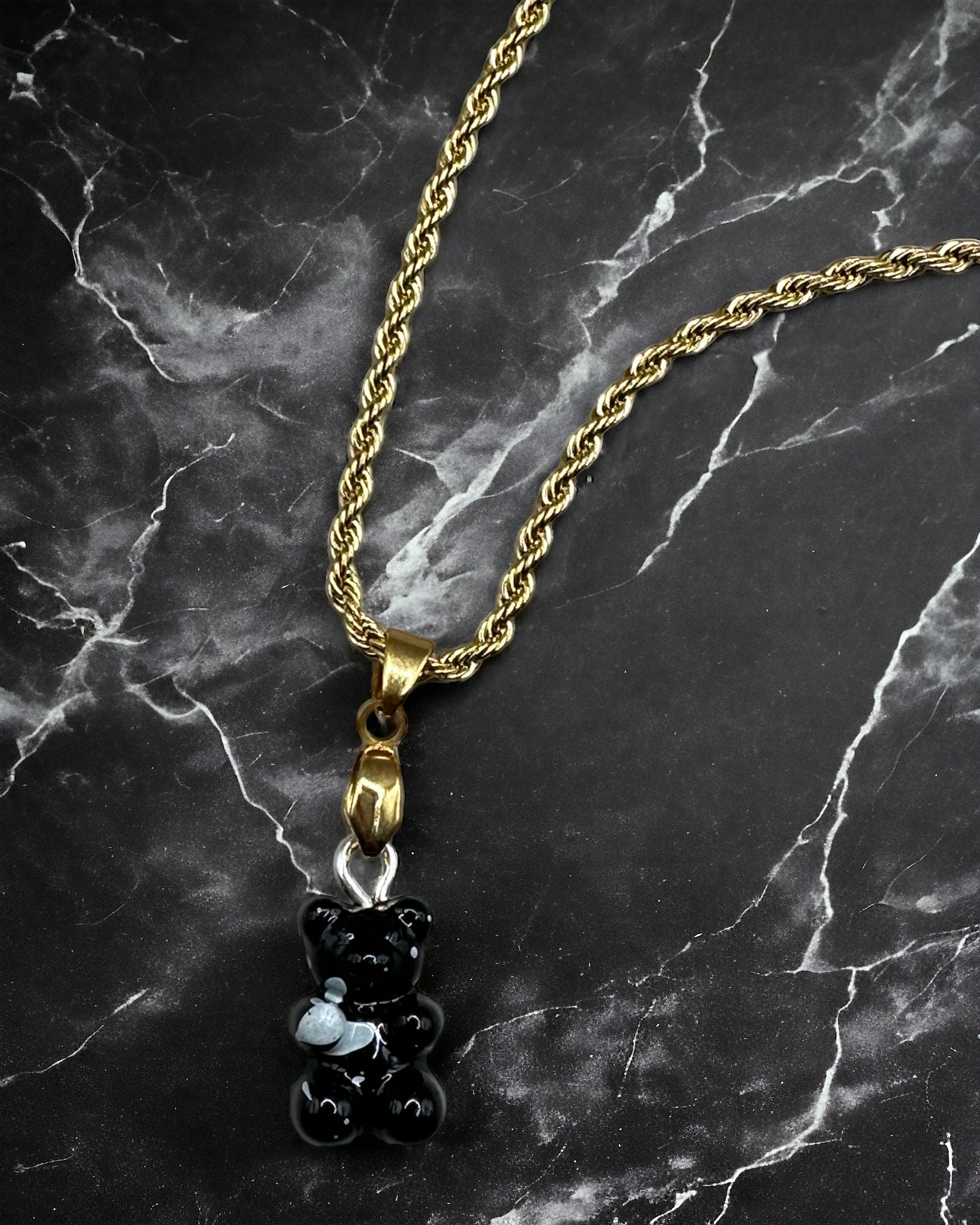 Bärenkette | Edelstahl 18k Gold | 2.5mm