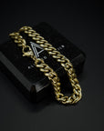Cuban Link Armband | Edelstahl 18k Gold | 8.0mm