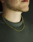 Cuban Link Halskette | Edelstahl 18k Gold| 5.0mm