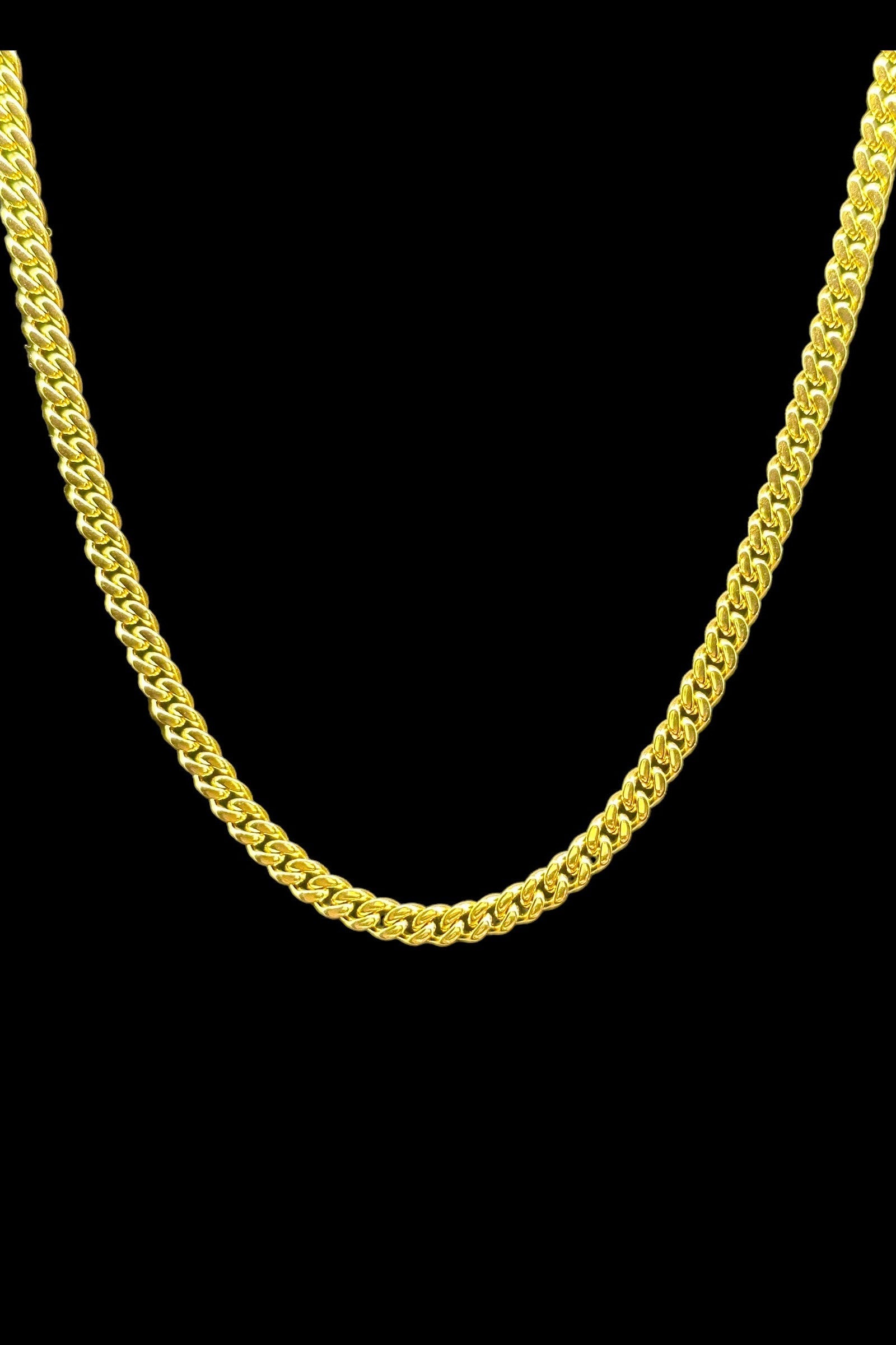 Cuban Link Halskette | Edelstahl 18k Gold| 5.0mm