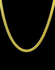 Cuban Link Halskette | Edelstahl 18k Gold| 5.0mm