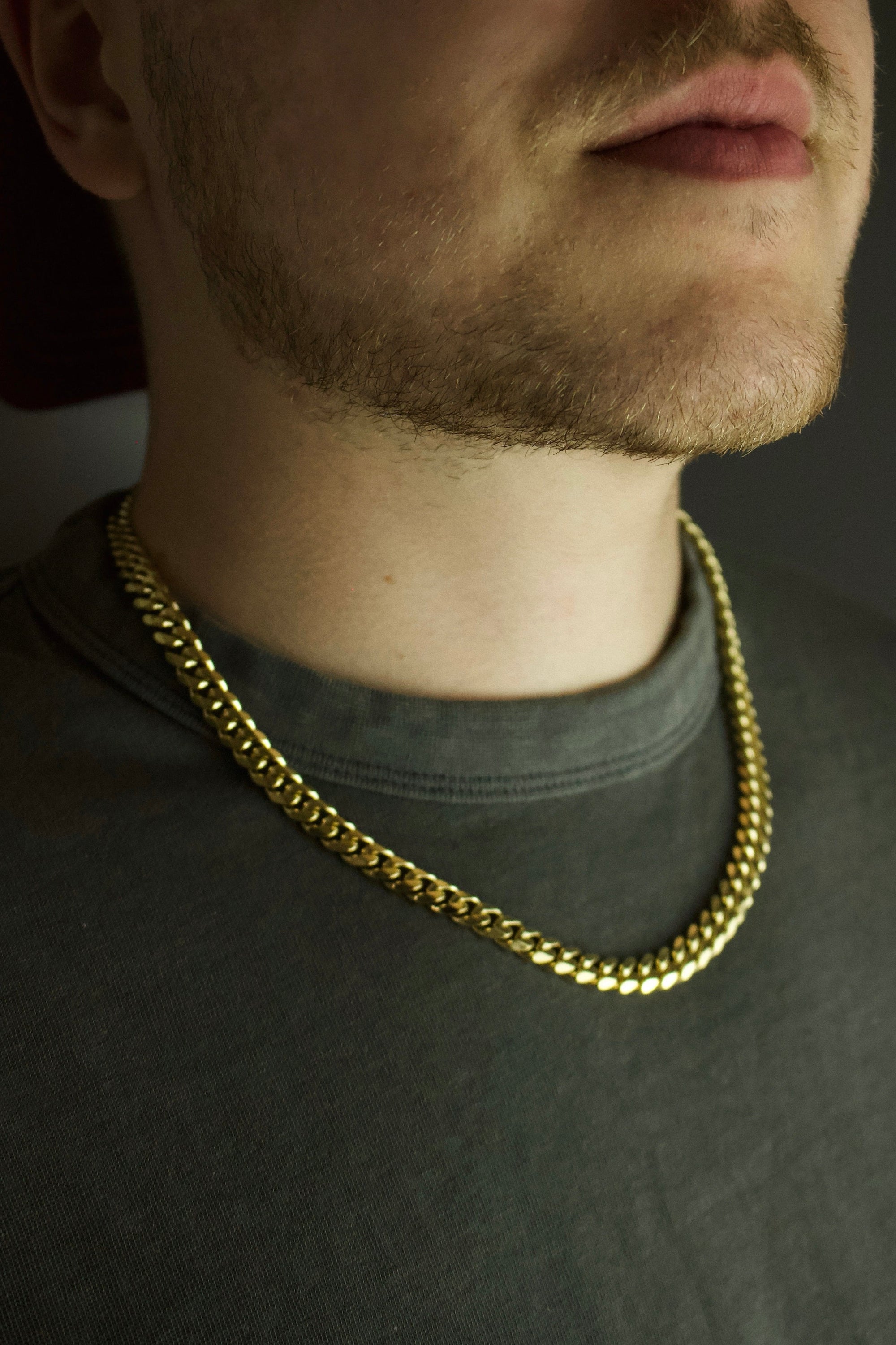 Cuban Link Halskette | Edelstahl 18k Gold | 8.0mm