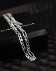 Figaro Armband | 925 Silber | 3.4mm