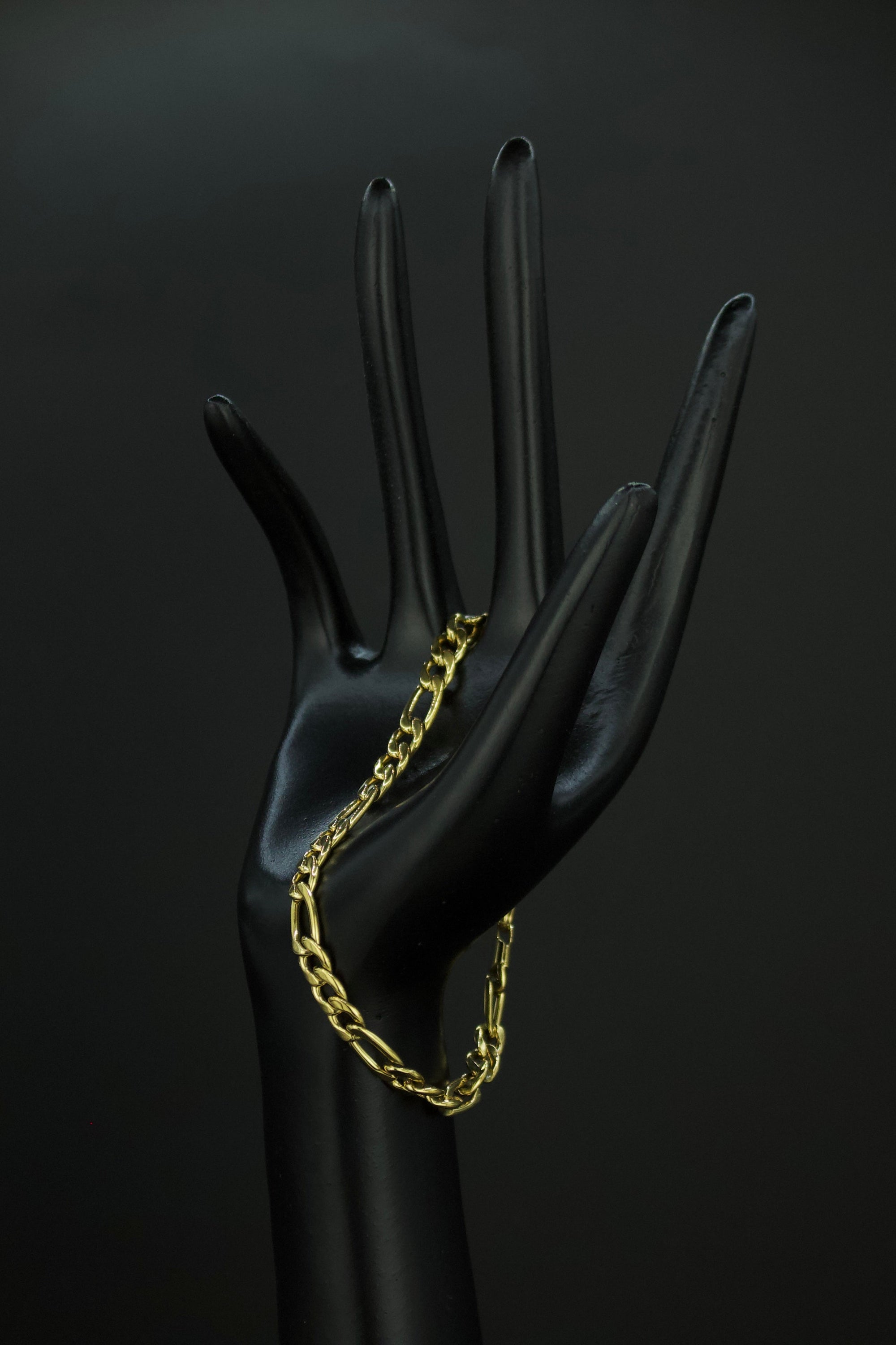 Figaro Armband | Edelstahl 18k Gold | 5.0mm