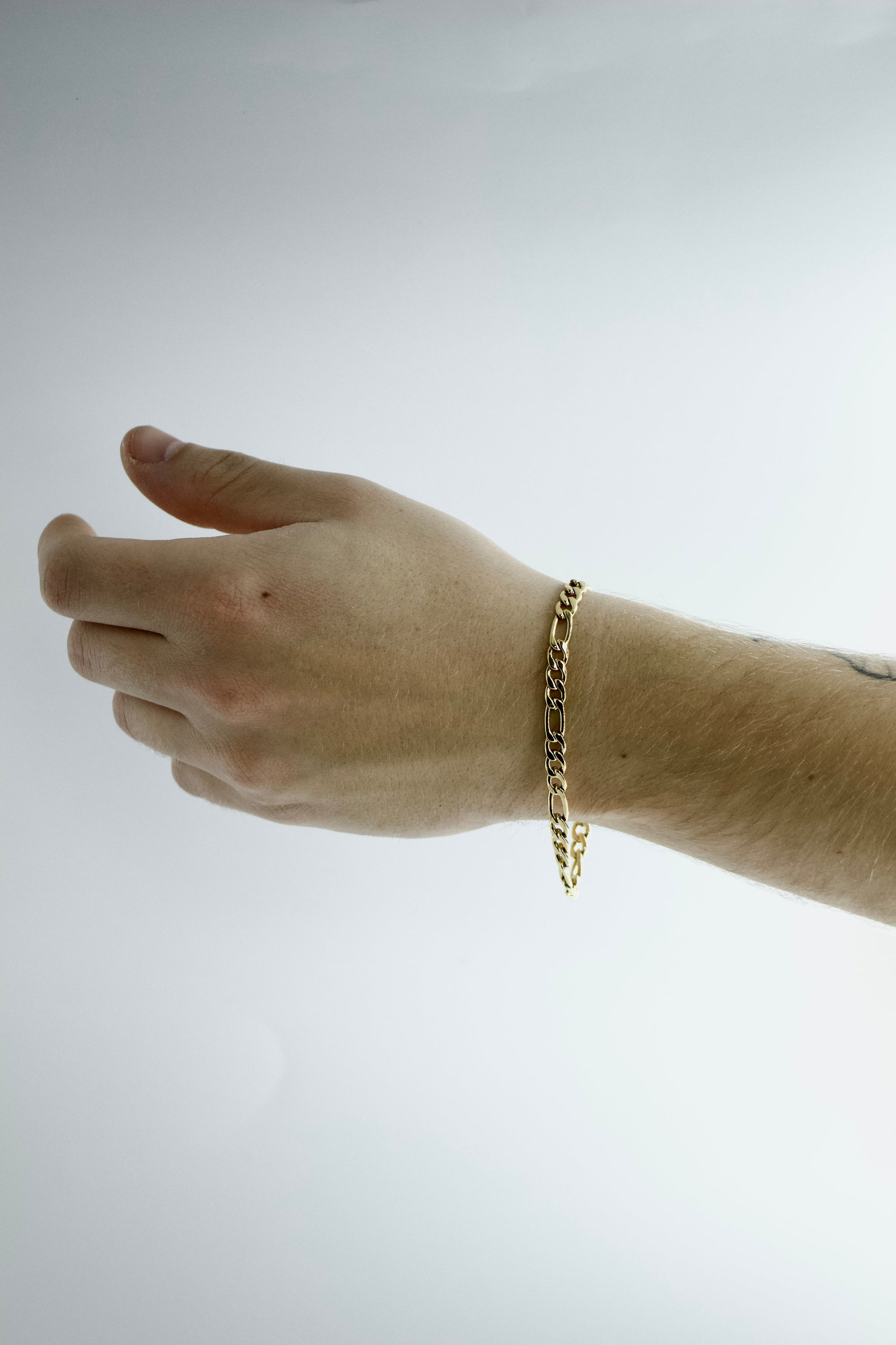 Figaro Armband | Edelstahl 18k Gold | 5.0mm