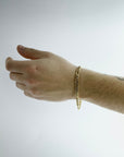 Figaro Armband | Edelstahl 18k Gold | 5.0mm