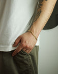 Figaro Armband | Edelstahl 18k Gold | 5.0mm