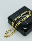 Figaro Armband | Edelstahl 18k Gold | 5.0mm