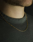 Figarokette | Edelstahl 18k Gold| 3.0mm