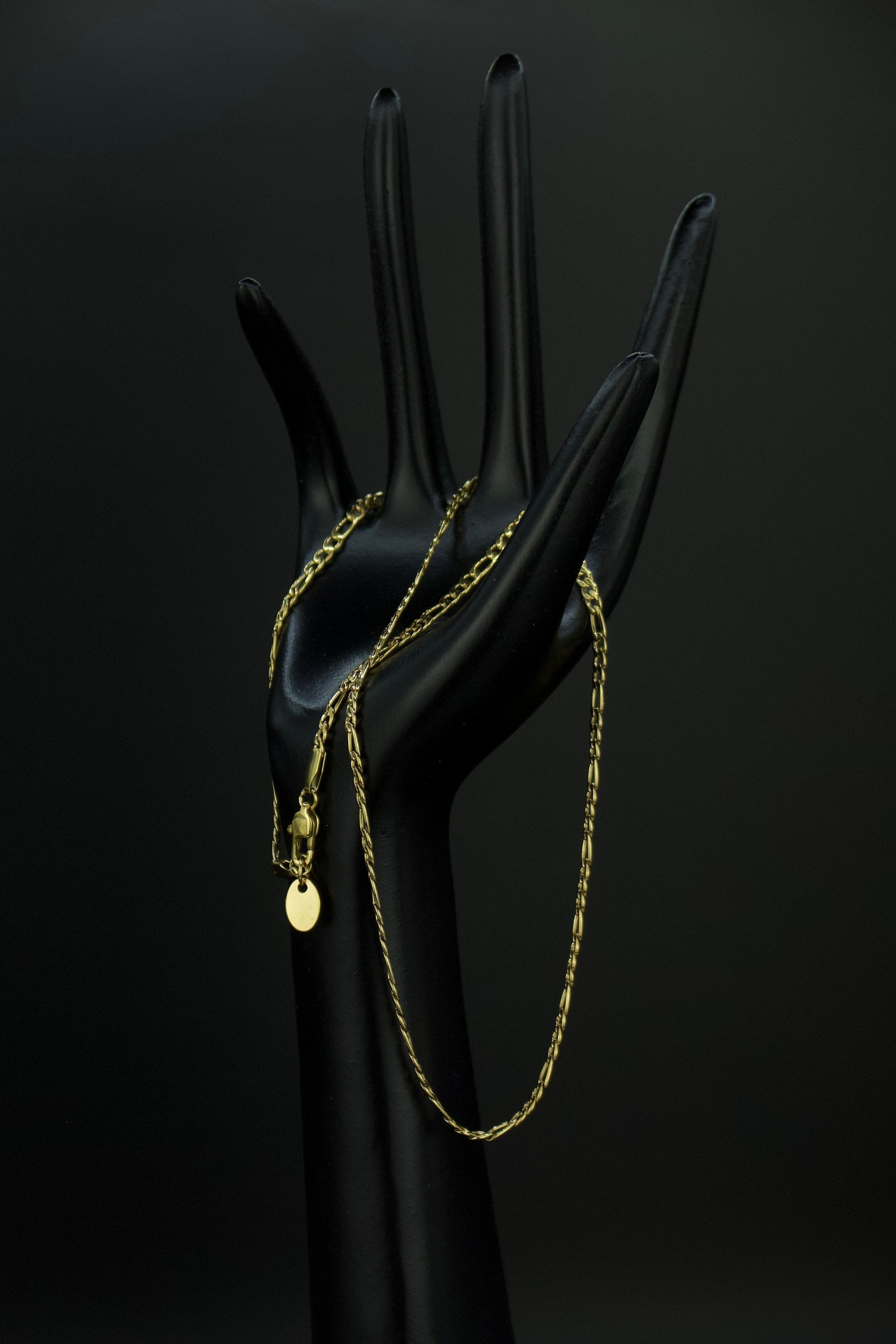 Figarokette | Edelstahl 18k Gold| 3.0mm
