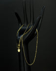 Figarokette | Edelstahl 18k Gold| 3.0mm