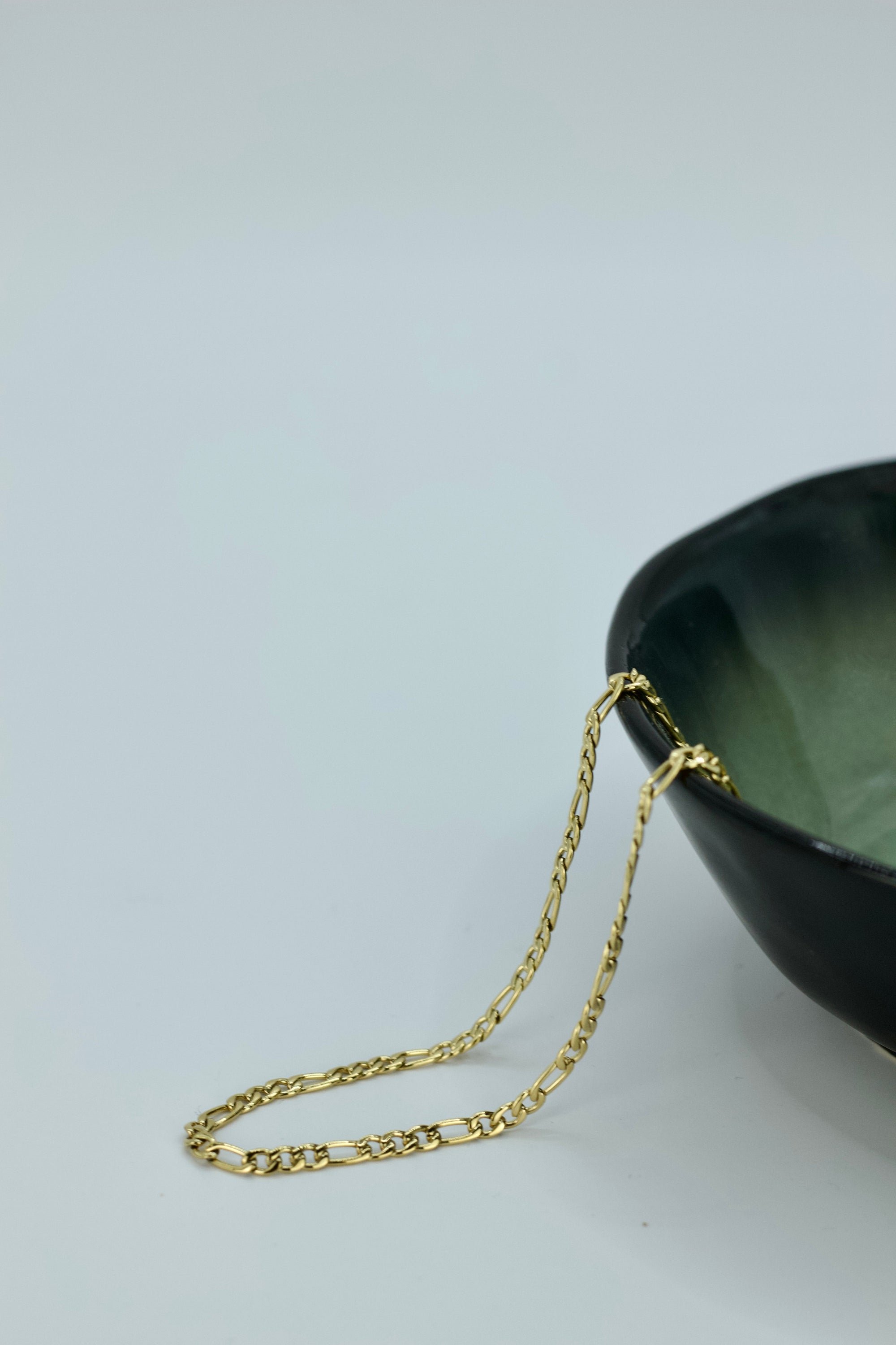 Figarokette | Edelstahl 18k Gold| 3.0mm