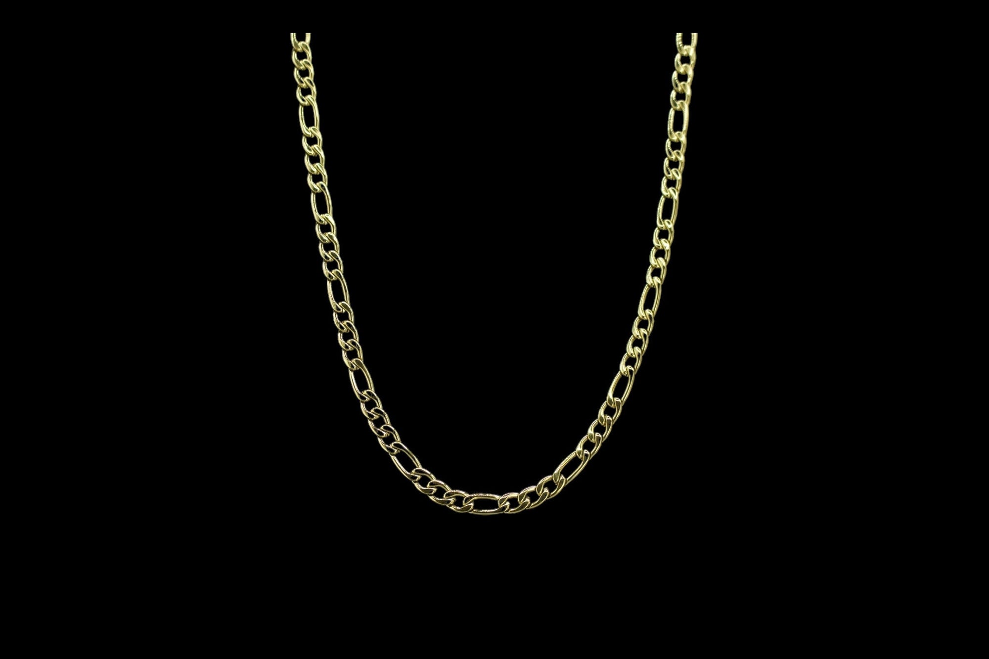 Figarokette | Edelstahl 18k Gold| 7.0mm