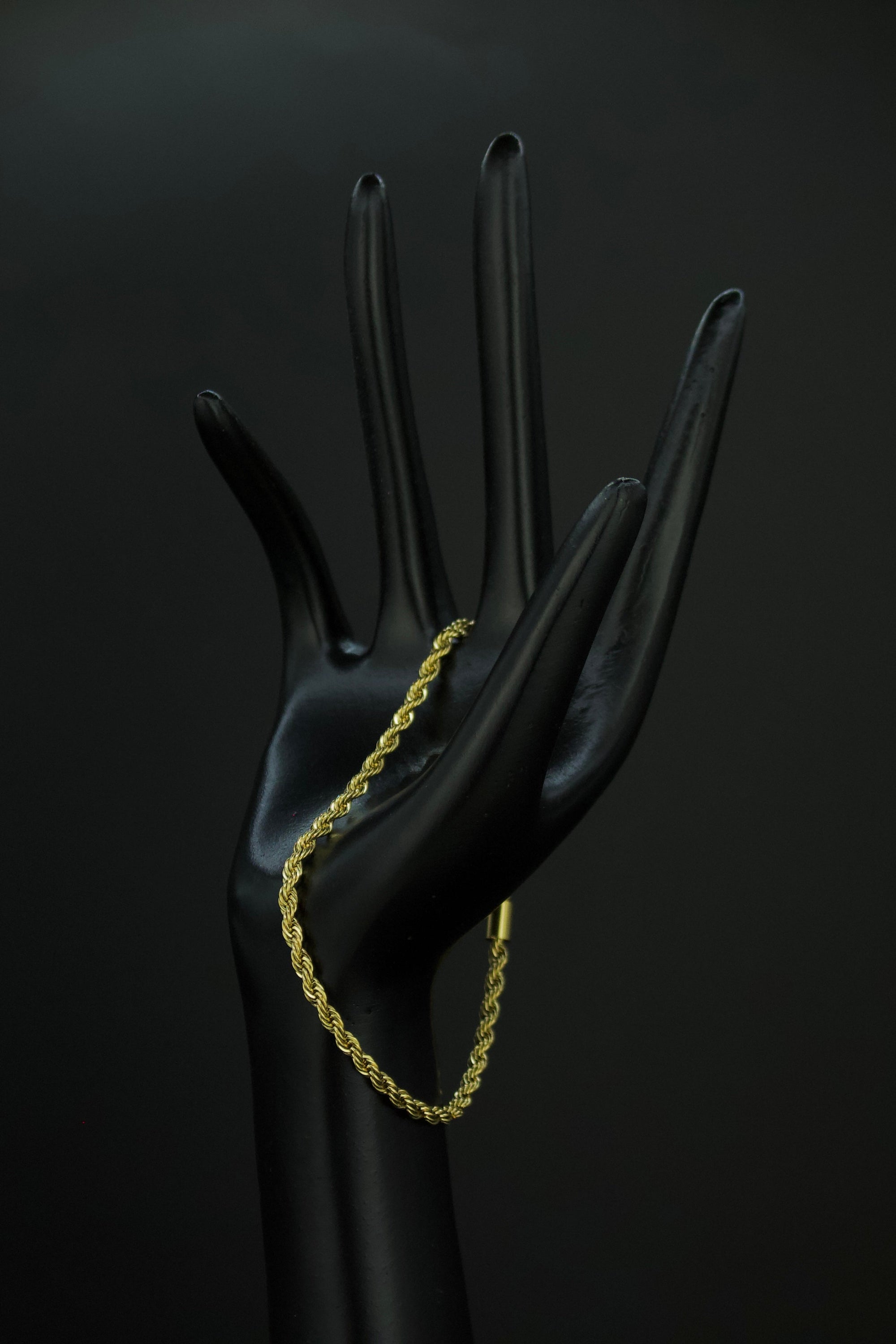 Rope Armband | Edelstahl 18k Gold | 3.0mm