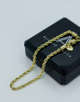 Rope Armband | Edelstahl 18k Gold | 3.0mm