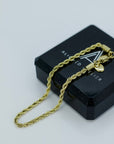 Rope Armband | Edelstahl 18k Gold | 3.0mm