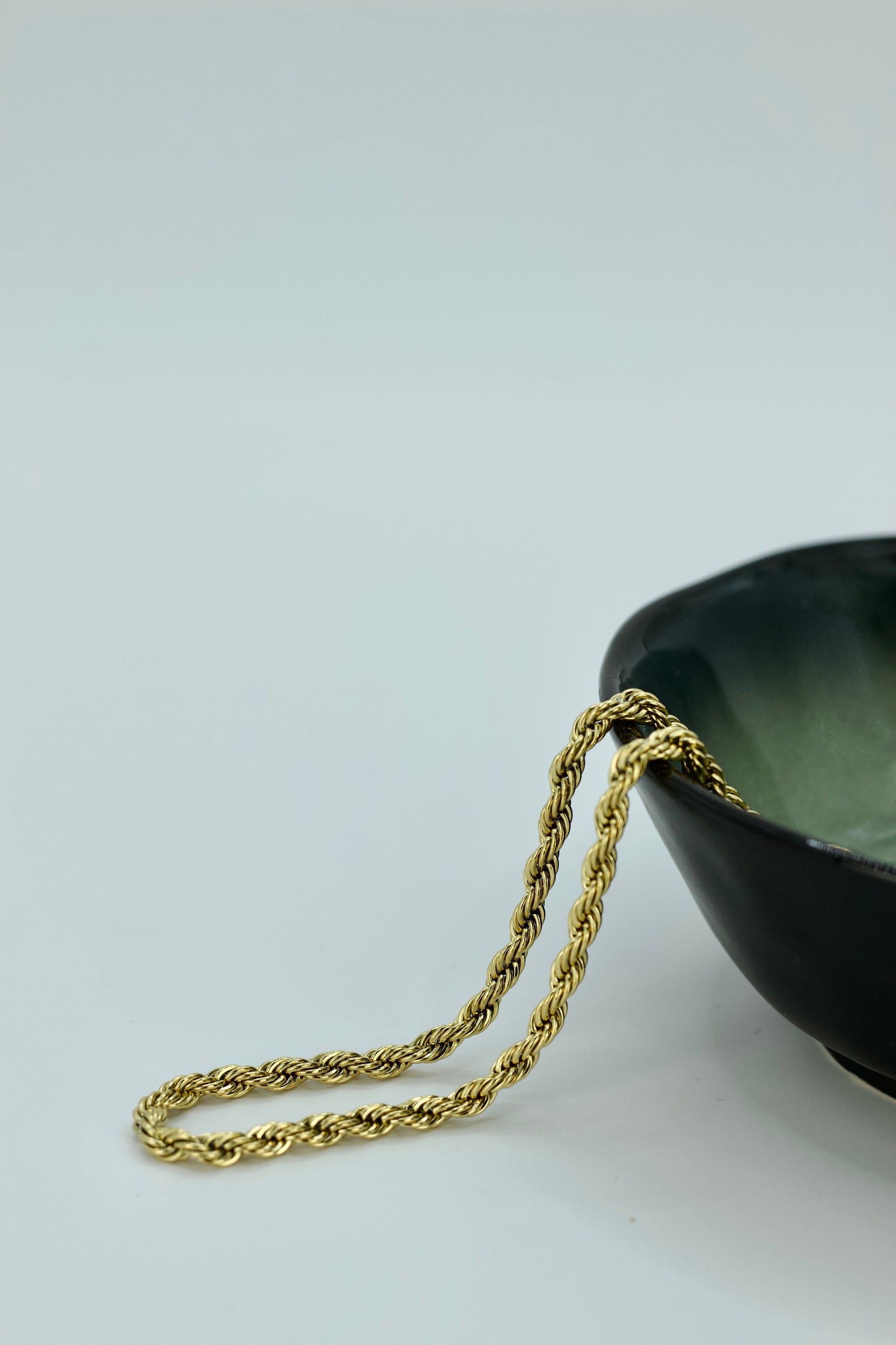 Rope Halskette | Edelstahl 18k Gold | 4.0mm