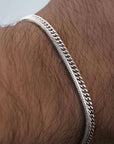 Cuban Armband - Minimal Cuban Armband - Aligned Atelier