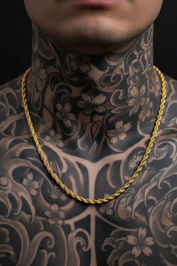 Rope Halskette - Rope Halskette | Edelstahl | 4.0mm - Aligned Atelier