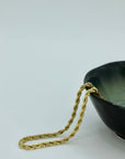 Rope Halskette | Edelstahl 18k Gold | 4.0mm